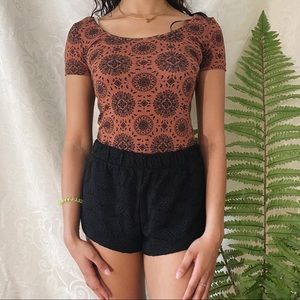 Forever 21 body suit with cool designs!